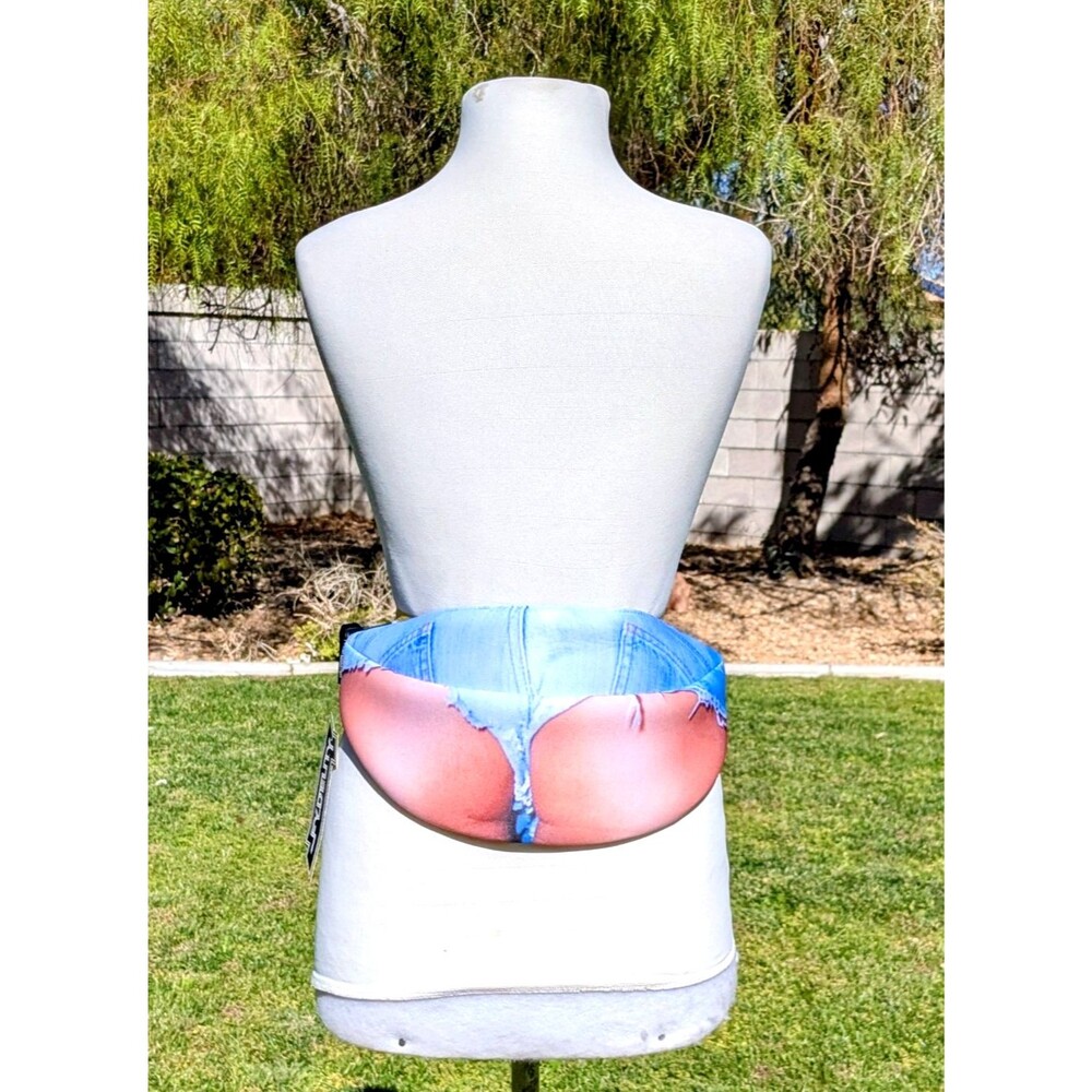 Daisy Dukes Fydelity Unisex Multicolored Adjustable Short Shorts Fanny Pack NWT